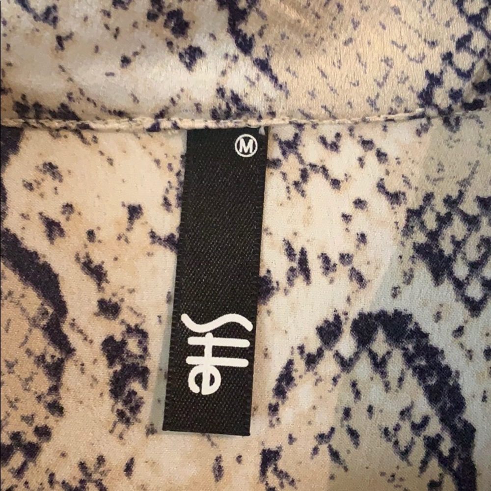 NWOT Snake Print Romper - Picture 3 of 5